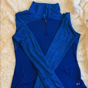 Under Armour Blue Zip Pullover